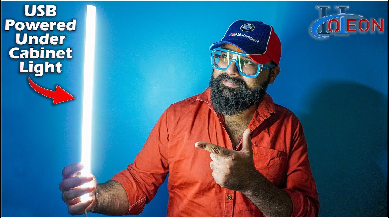 Under Cabinet LED Light by Hoteon | Under Cabinet lighting | Usb powered study lamp with magnet