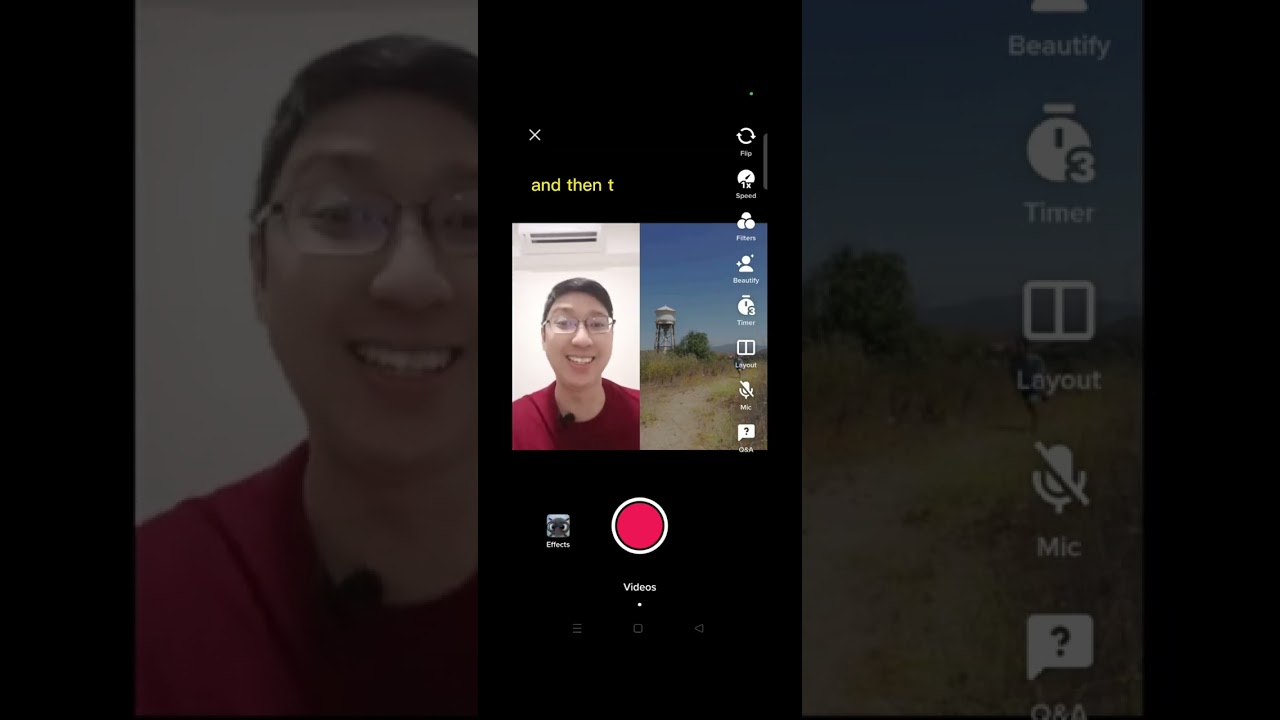 How to Create Reaction Video in TikTok 