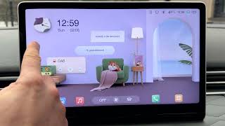 Как изменить виджет часов в Dongfeng Box | Настройка экрана screenshot 5