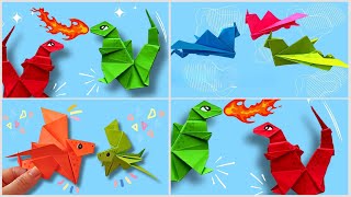 How to Make Paper Dragons | 3 Easy Origami Dragon Ideas