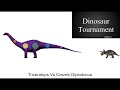 Dinosaur Tournament Season 2 Triceratops Vs Cosmic Diplodocus