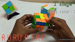 OLL case :T shape case 1/#cfop/OLL