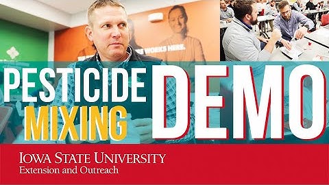 Pesticide Mixing Demo: Why Labels are Important!