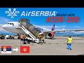 The Unique AirSERBIA A330: Business Class review from Belgrade to Podgorica!
