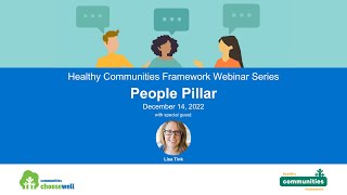 Healthy Communities Framework Webinar Series People Webinar