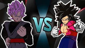 DBZ Shin Budokai 2 MODS - Goku Black SSJ PINK VS Vegeto SSJ4 [GAMEPLAY]