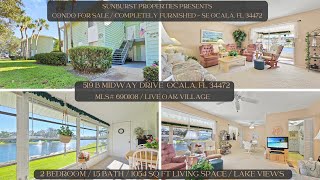 2 Bedroom Condo for Sale  -  Turnkey Completely Furnished  -  519B Midway Drive Ocala, FL 34472