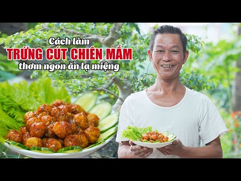 Video Ông Thọ Làm Trứng Cút Chiên Mắm Thơm Ngon Ăn Là Ghiền... - youtube