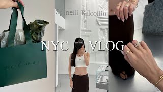 With My Bff in NYC｜Spinelli Kilcollin Unboxing, Cha Cha Matcha, Apollo Bagels
