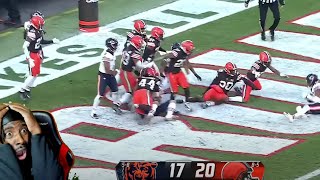 OMGG! Chicago Bears vs. Cleveland Browns | 2023 Week 15 Game Highlights REACTION!