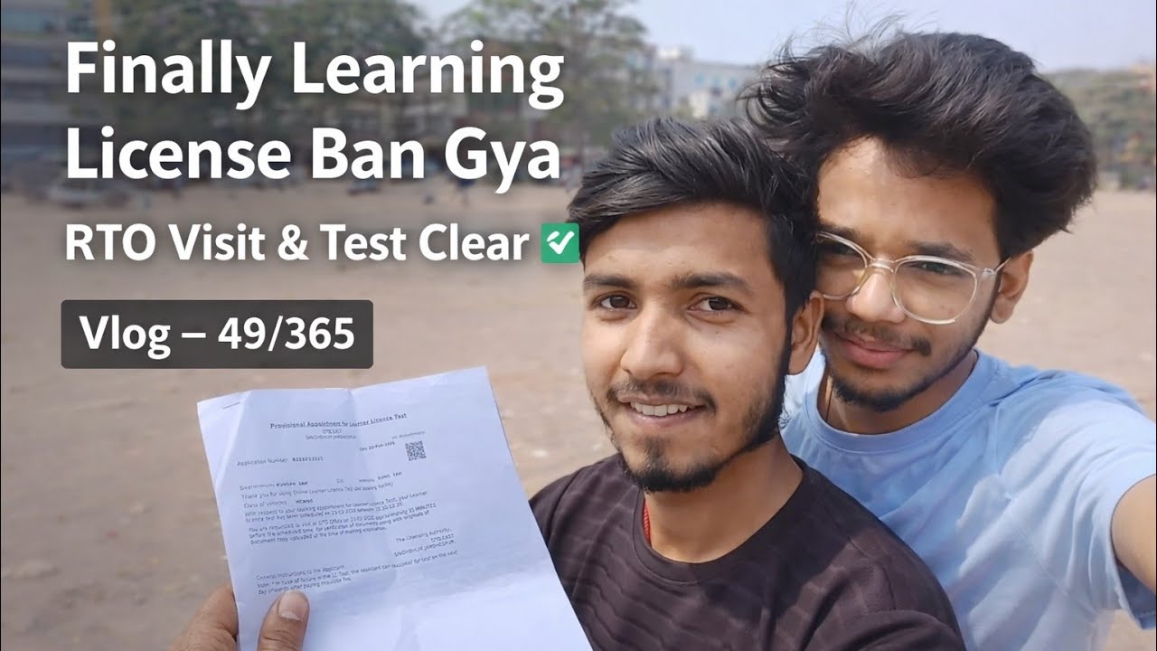 Free Me Learning License Banwa Liya 😱 | Court Vlog