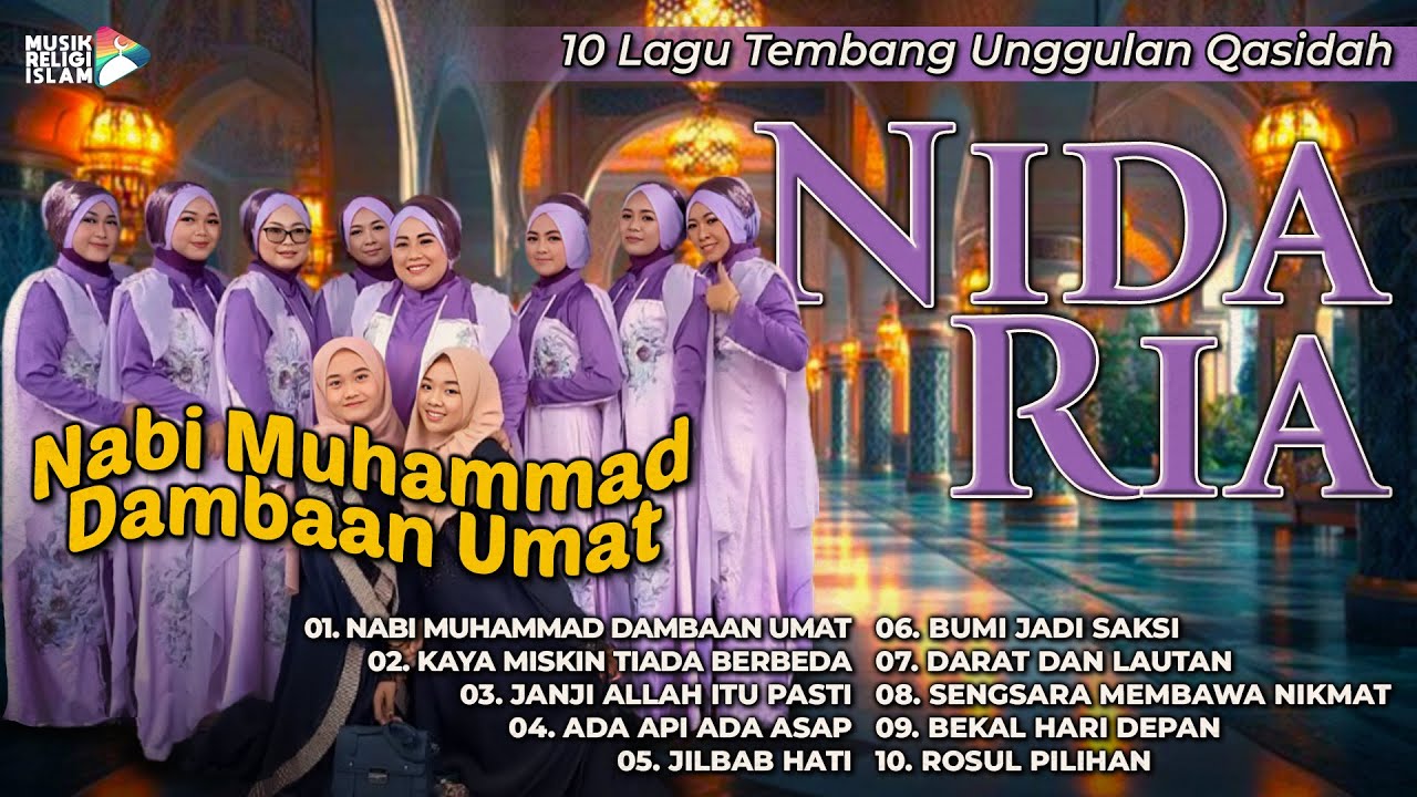 10 Lagu Tembang Unggulan Qasidah Nida Ria #nidaria #qasidah #gambus