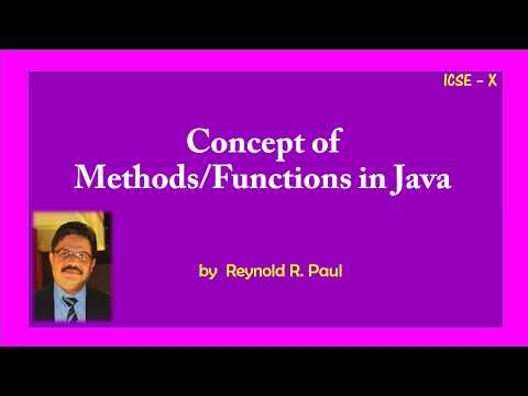 Methods in Java - Overloading