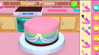 PERMAINAN MASAK MAKANAN ANAK PEREMPUAN | GAME MEMBUAT KUE COKLAT ULANG TAHUN screenshot 2
