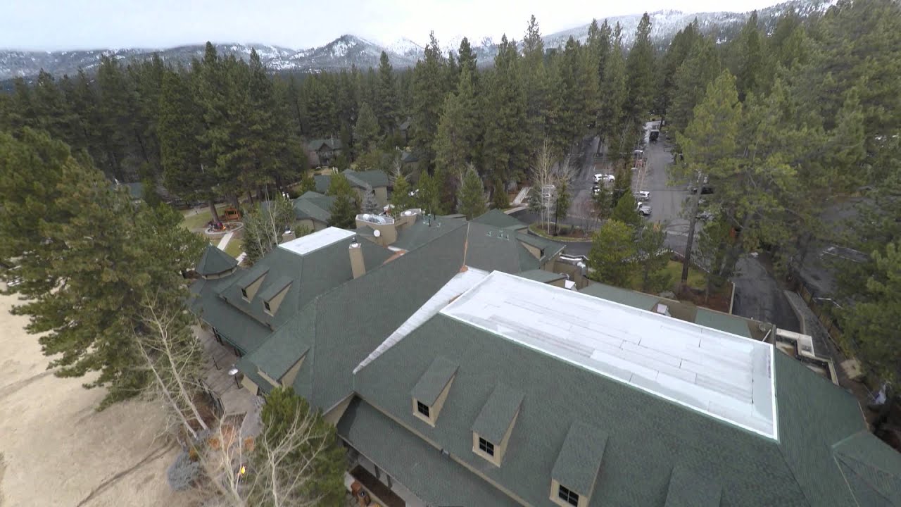 Winter Wedding in Tahoe in 4K Aerials - Hyatt Regency Wedding