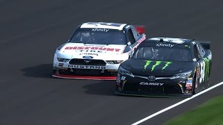 Busch slips by Blaney on final lap for win