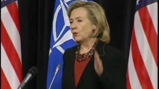 Secretary Clinton Delivers Remarks With Defense Secretary Gates