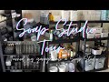MINI SOAP STUDIO TOUR (TURNED MY GARAGE INTO A SOAP STUDIO)