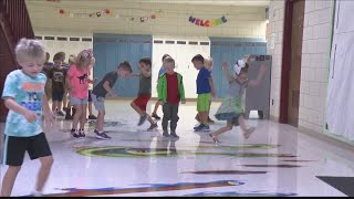 Newburgh students journey to Knighthood on new sensory path