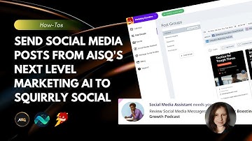 [Next Level Marketing AI Tutorial] How to Send Social Media Posts to Squirrly Social