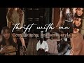 thrift shopping & try-on haul // cozy, witchy, academia vibes 🌙