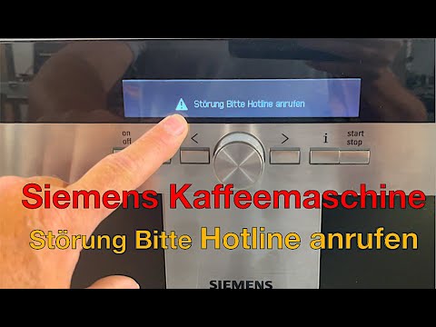 Störung Hotline anrufen, Siemens TK76K572