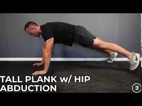 Tall Plank with Hip Abduction