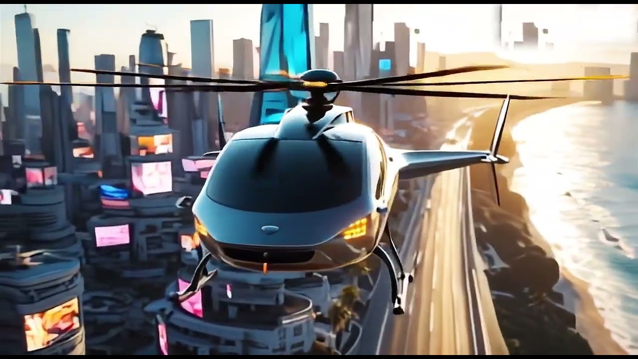 Heli-car | Future of Transportation | Futuristic Vehicle Designs 🔥