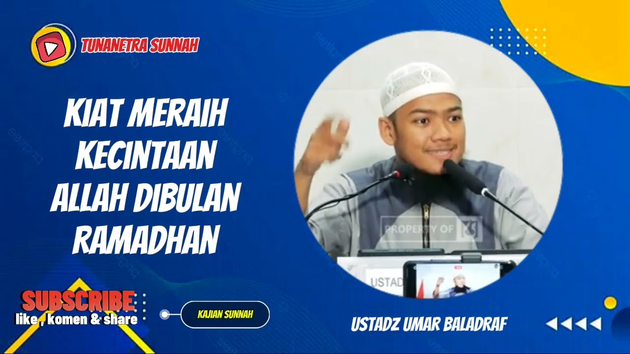 KIAT MERAIH KECINTAAN ALLAH DI BULAN RAMADHAN ⁉️ USTADZ UMAR BALADRAF 