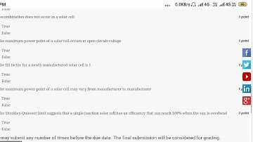 NPTEL | Assignment week 6| Non Conventional Energy Resources | Mechanical Engineering