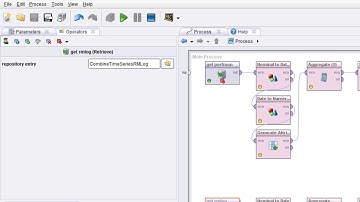 How to combine time series in RapidMiner - Data Mining
