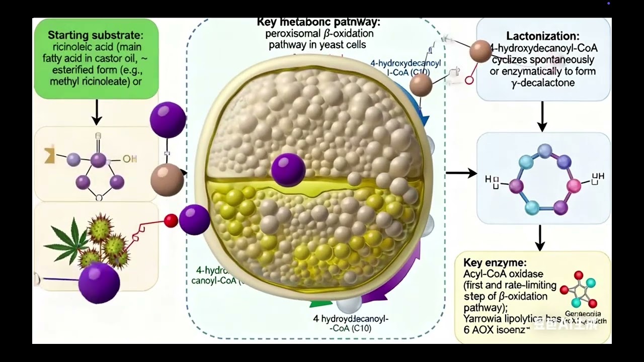 Biotransformation of Gamma Decalactone by Lipolytic Yeast