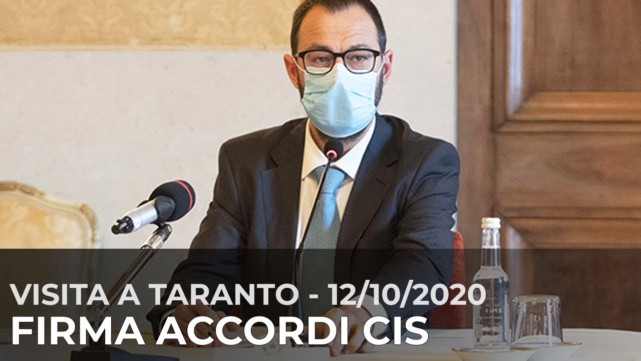 CIS di Taranto, cerimonia di firma degli accordi (seconda parte)