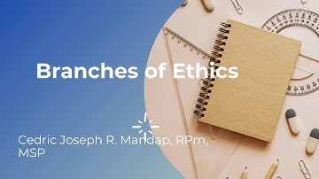 Branches of Ethics I ETHICS