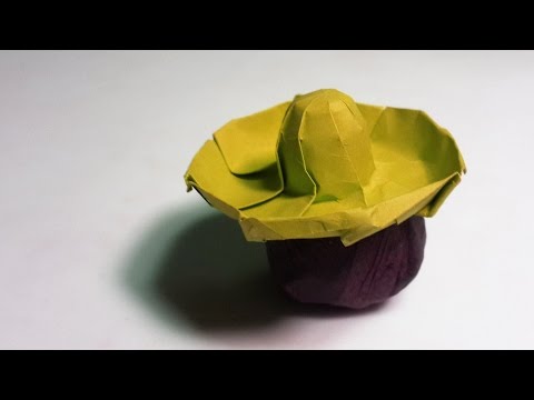 Paper Hat - Origami Sombrero Hat tutorial - DIY (Henry Phạm)