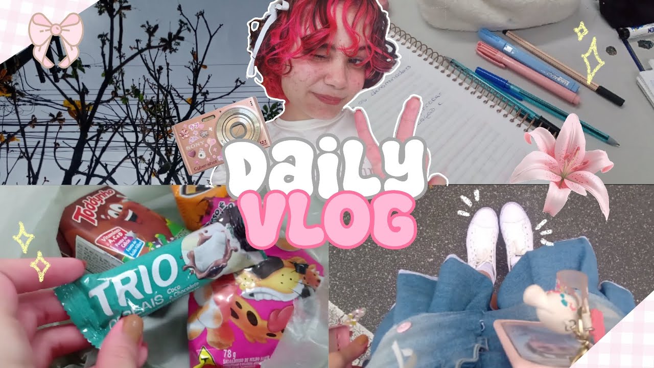 🌷 VLOG de QUINTA | testando tinta nova, grwm p/ escola, aulas