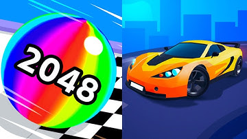 Ball Run 2048 VS Race Master 3D🍥🌸💮Walkthrough Max Gameplay VV6765