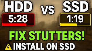 STALKER 2 on HDD vs SSD — 5:28 vs 1:19 Load Time! (Fix Stutters Instantly)