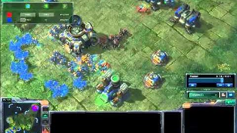 SC2 ZvT Roach Rush All In