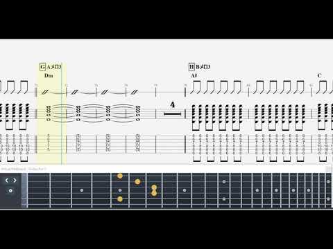 曇天　簡単バージョン　リズムギター（No sound）