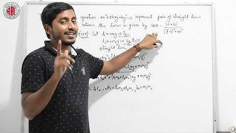 Inter 1st Year_Maths(B )_ Chapter 4_Part 01_"Pair of Straight Lines"
