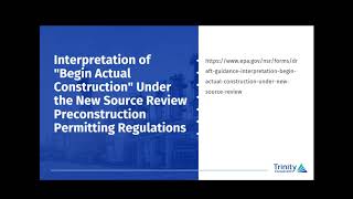 Day 2 Environmental and Safety Conference: Recent EPA Draft and Final Guidance