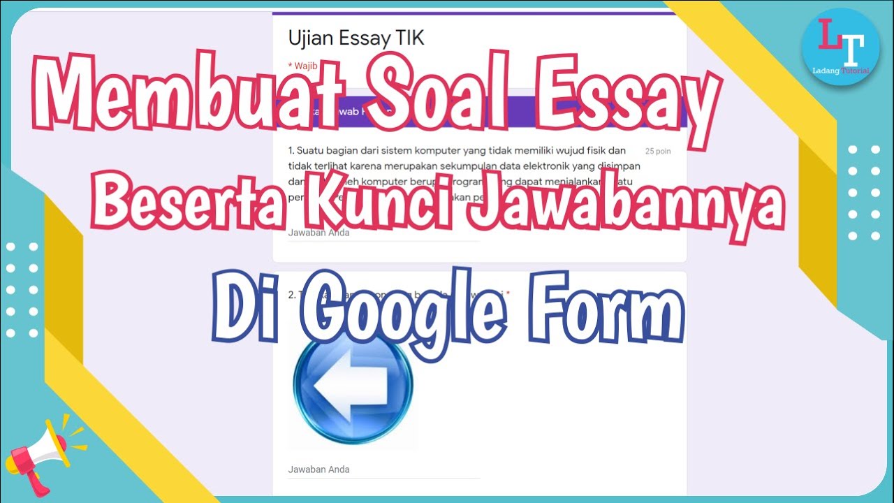 cara membuat google form essay