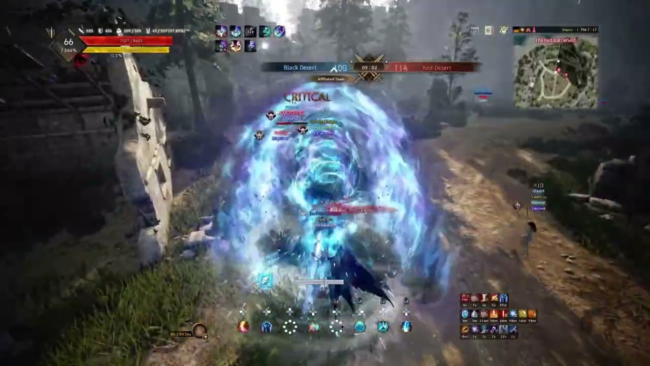 Black Desert Online | BDO Damage Changes | Awakened Drakania RBF, Node War, Open-world PvP Montage