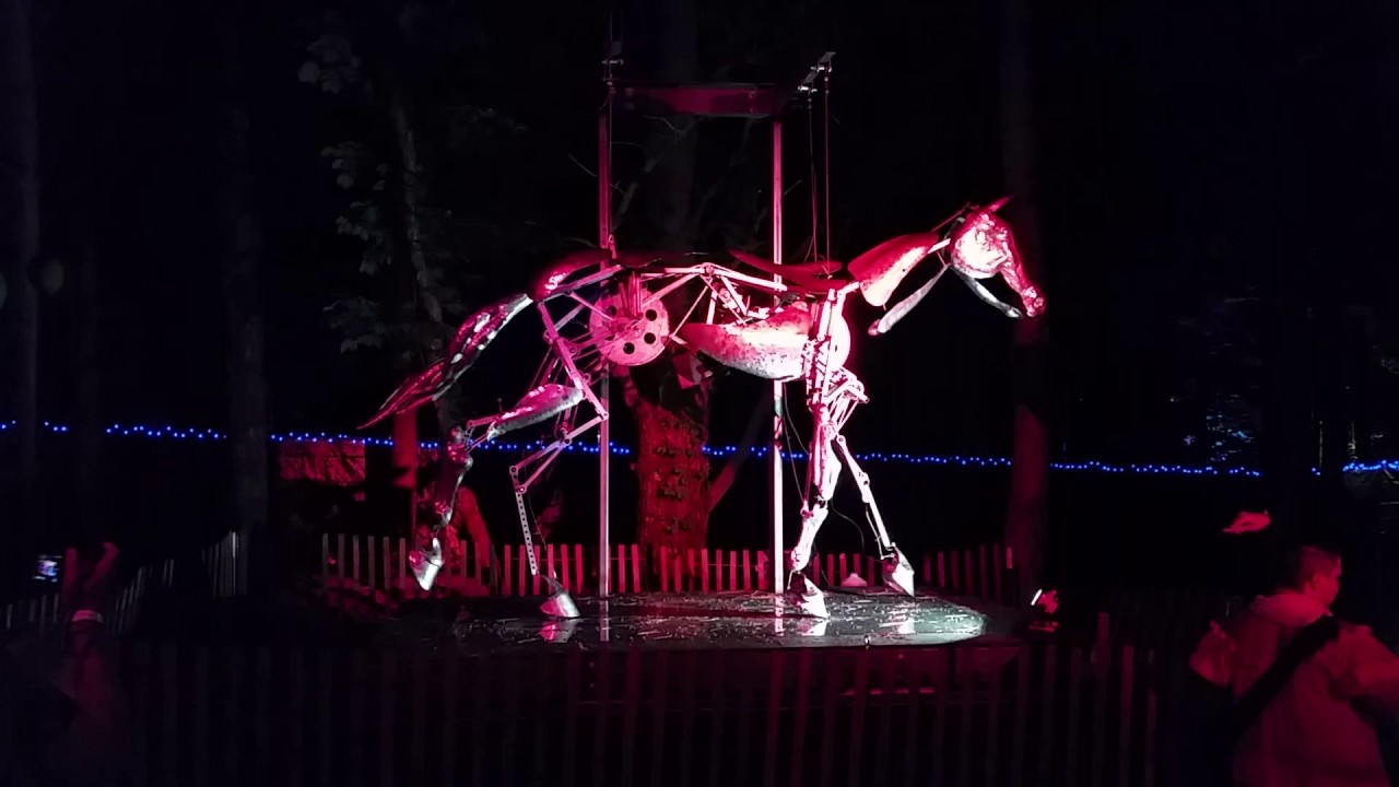 Steampunk horse at Electric Forest, 06.26.16