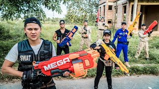 LTT Game Nerf War : Warriors SEAL X Nerf Guns Fight Crime Mr Zero Scazy Blue Police Revenge screenshot 4