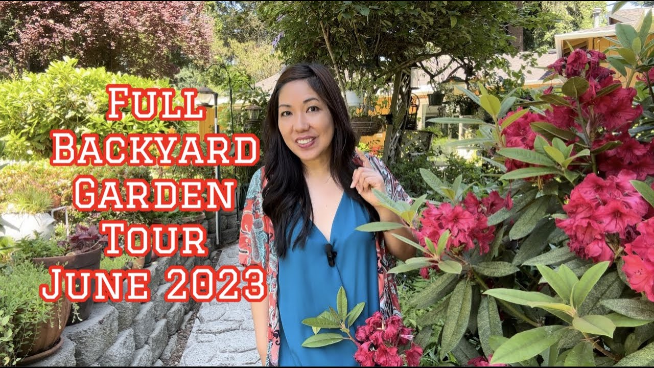 FULL BACKYARD GARDEN TOUR JUNE 2023 YouTube