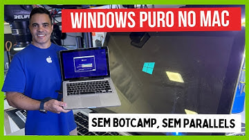 Windows Puro no Mac em 10 minutos, aprenda a instalar Windows sem Parallels, sem BootCamp.