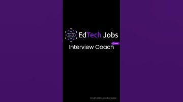 EdTech Jobs AI Interview Coach tool (mobile view)