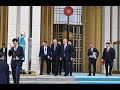 Лидеры Казахстана и Турции прибыли в Конгресс-центр